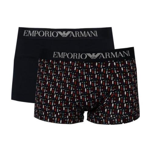 Emporio Armani Bottoms Black, Herr