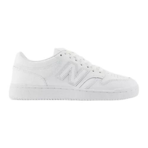 New Balance Klassiska Lädersneakers White, Herr