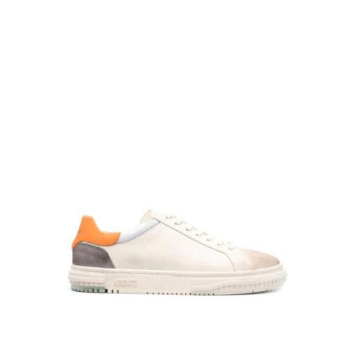 Axel Arigato Cremino/Orange Low-Top Sneakers White, Herr