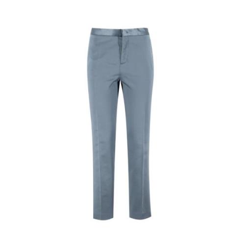 Fabiana Filippi Slim-fit Trousers Blue, Dam