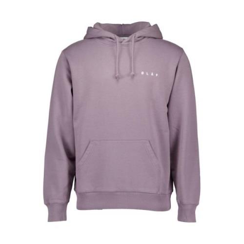 Olaf Hussein Pixelated Face Hoodie Grå Gray, Herr