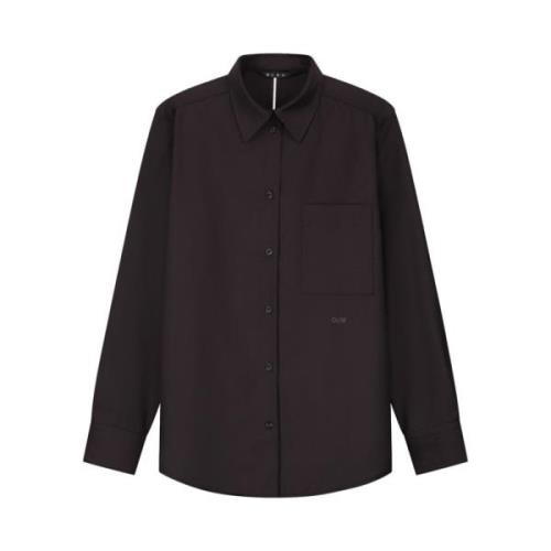 Olaf Hussein Drapey Utility Blus Brun Brown, Dam