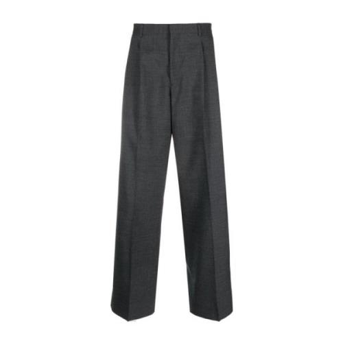 Sunflower Wide Trousers Gray, Herr