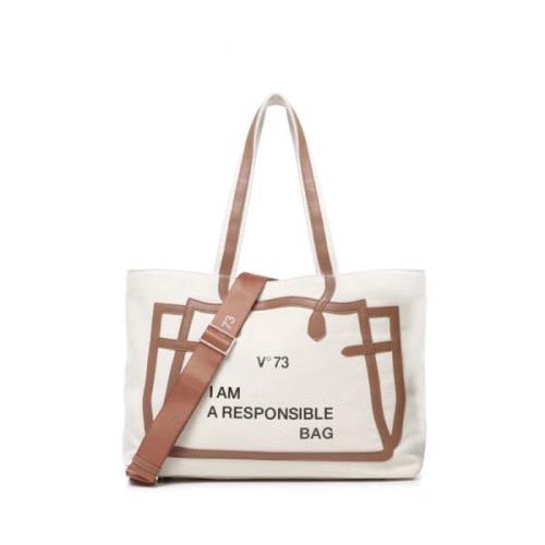 V73 Tote Bags Multicolor, Dam