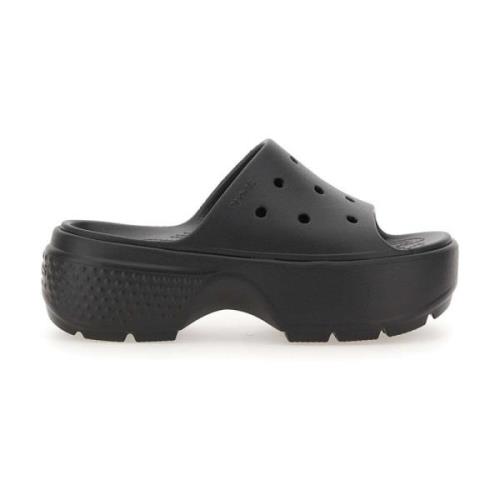 Crocs Svarta Sandaler Black, Dam