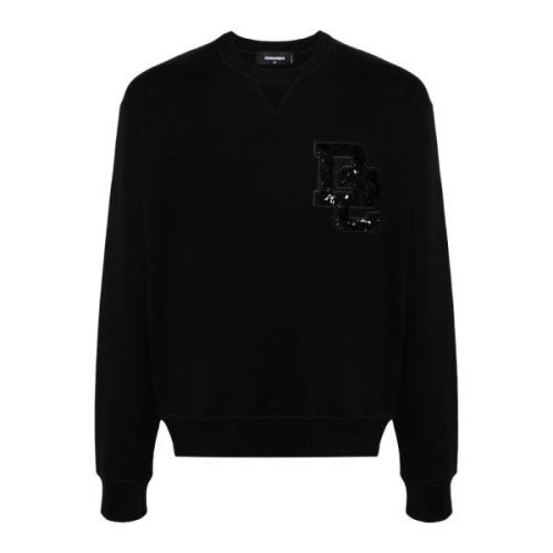 Dsquared2 Sweatshirts Black, Herr