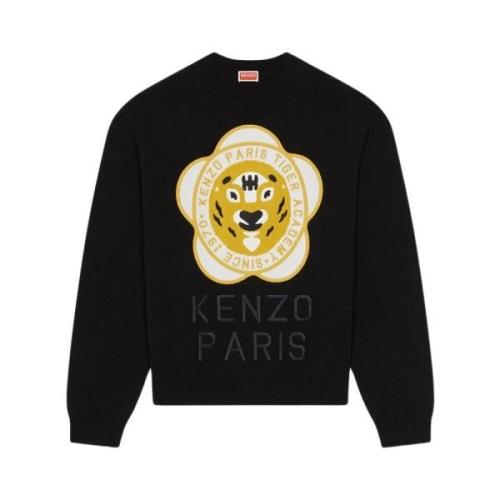 Kenzo Tiger Academy Jumper Black, Herr