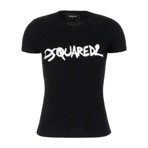 Dsquared2 T-Shirts Black, Dam