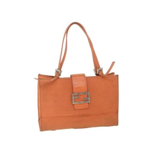 Fendi Vintage Pre-owned Nylon fendi-vskor Orange, Dam