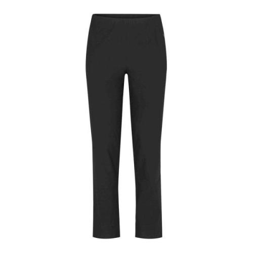 LauRie Cropped Trousers Black, Dam