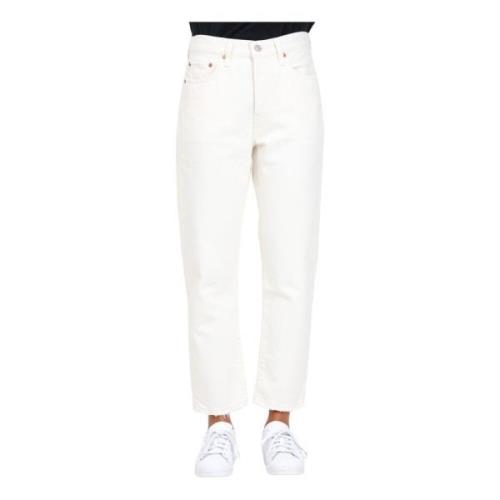 Levi's Straight Jeans White, Dam