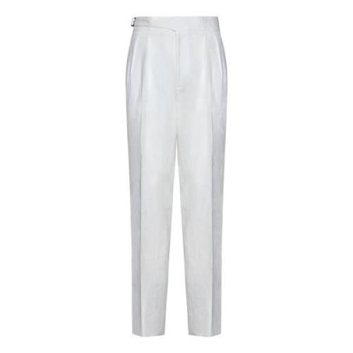 Ralph Lauren Straight Trousers White, Herr