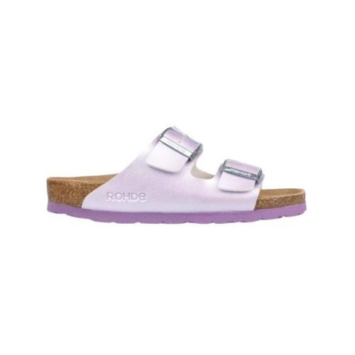 Rohde Rosa 'Alba' Sandal - Syntetisk Perlato Purple, Dam