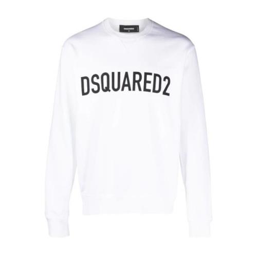 Dsquared2 Sweatshirts White, Herr