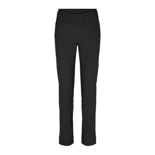 LauRie Cropped Trousers Black, Dam