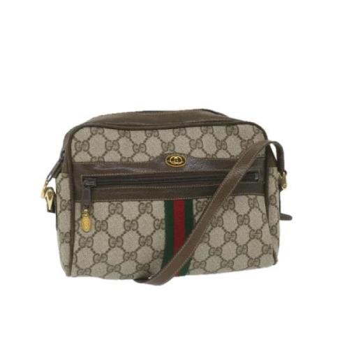 Gucci Vintage Pre-owned Canvas gucci-vskor Beige, Dam