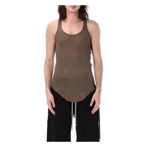 Rick Owens DRK Tank Ärmlös Topp Brown, Herr