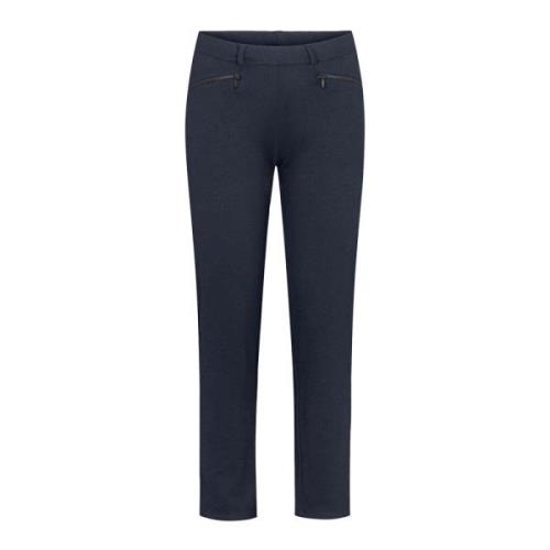 LauRie Slim-fit Trousers Blue, Dam