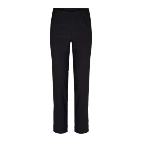 LauRie Slim-fit Trousers Black, Dam