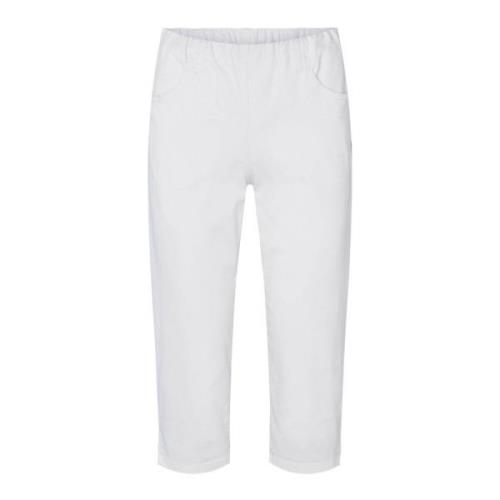 LauRie Cropped Trousers White, Dam