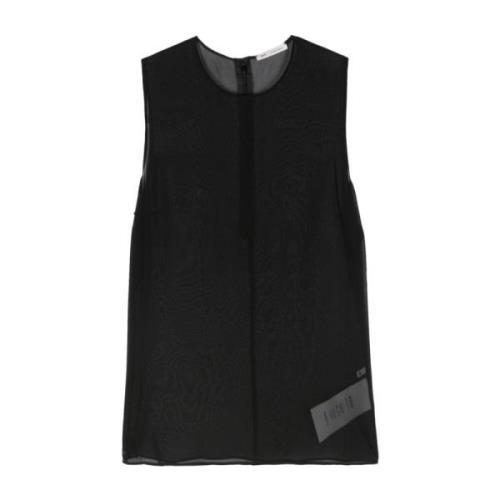 Ami Paris Sleeveless Tops Black, Dam