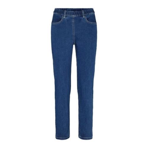 LauRie Slim-fit Jeans Blue, Dam