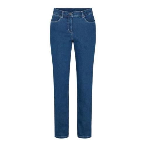 LauRie Slim-fit Jeans Blue, Dam