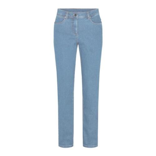 LauRie Slim-fit Jeans Blue, Dam