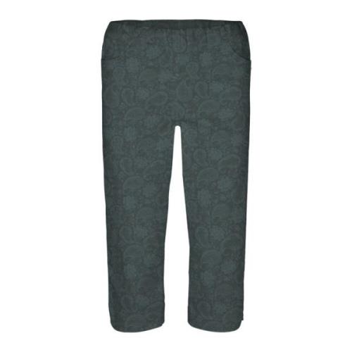 LauRie Cropped Trousers Green, Dam