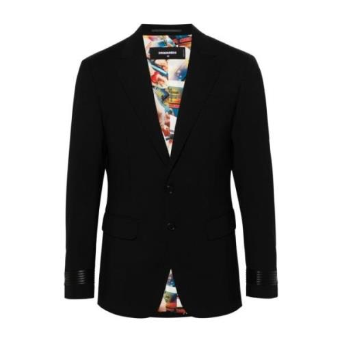 Dsquared2 Blazers Black, Herr