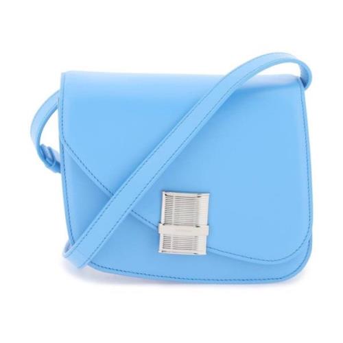 Salvatore Ferragamo Fiamma Crossbody Väska Blue, Dam