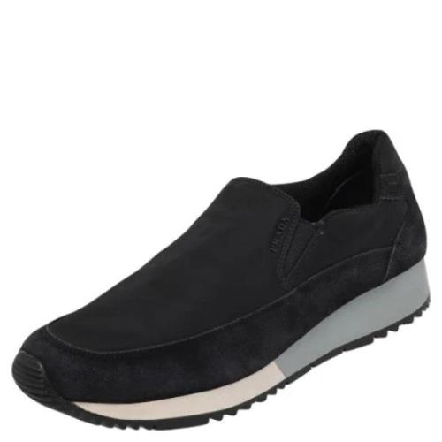 Prada Vintage Pre-owned Mocka sneakers Black, Dam