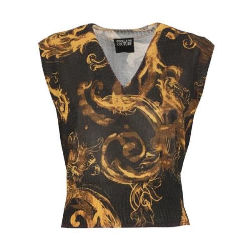 Versace Jeans Couture V-neck Knitwear Multicolor, Dam