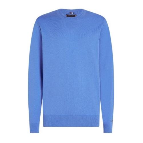 Tommy Hilfiger Round-neck Knitwear Blue, Herr