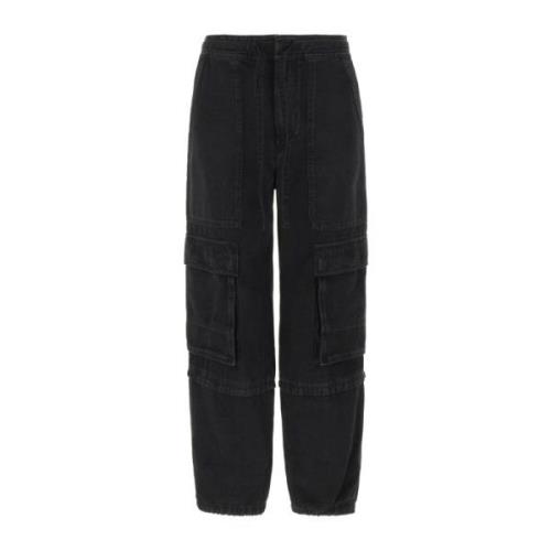 Isabel Marant Étoile Straight Jeans Black, Dam