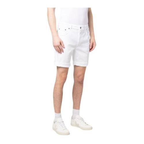 Dondup Vit Bermuda Shorts Derick White, Herr