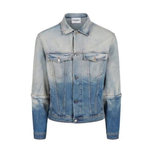 Iceberg Bomber Denim Jacka Blue, Herr