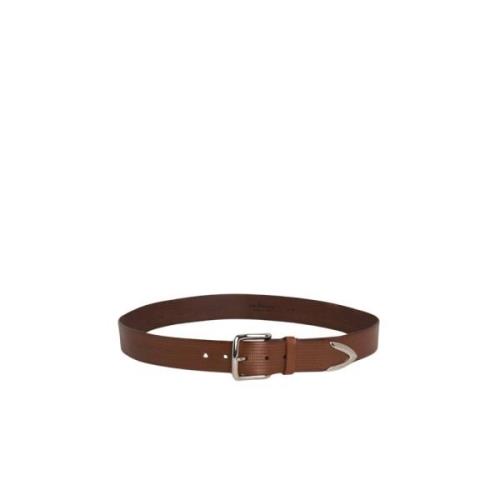 Kiton Belts Brown, Herr