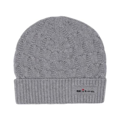 Kiton Hats Gray, Herr