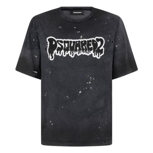 Dsquared2 T-Shirts Gray, Dam