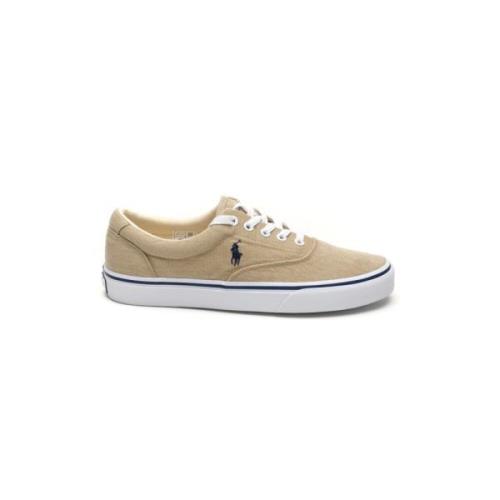 Ralph Lauren Beige Casual Sneakers Beige, Herr