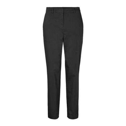 LauRie Slim-fit Trousers Black, Dam