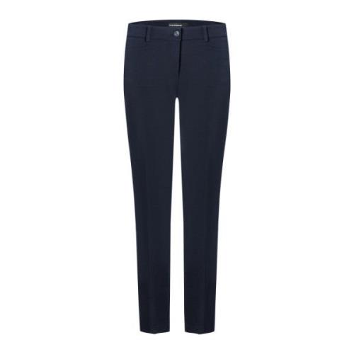 Cambio Slim-fit Trousers Blue, Dam