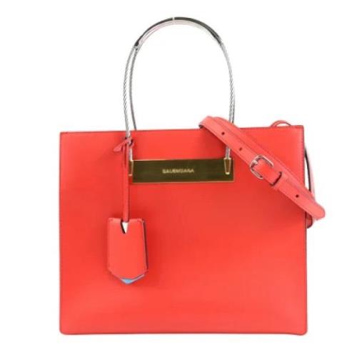 Balenciaga Vintage Pre-owned Laeder balenciaga-vskor Red, Dam