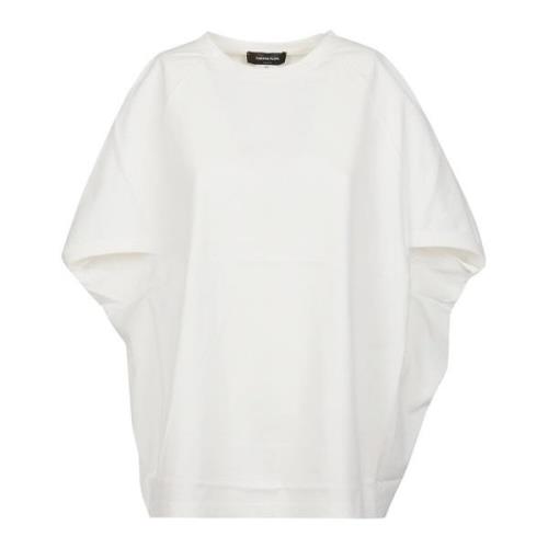 Fabiana Filippi Vit T-Shirt 0142 White, Dam