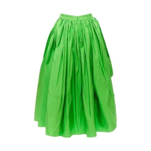 Alexander McQueen Pre-owned Pre-owned Polyester nederdelar Green, Dam