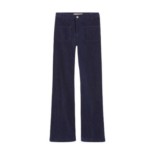 Vanessa Bruno Wide Trousers Blue, Dam