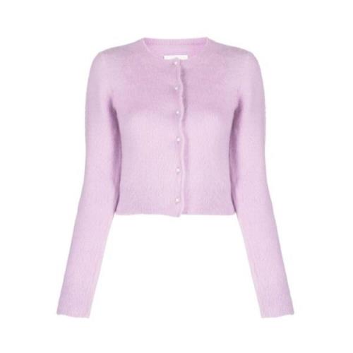 Maison Margiela Lila Angora Tröja Purple, Dam