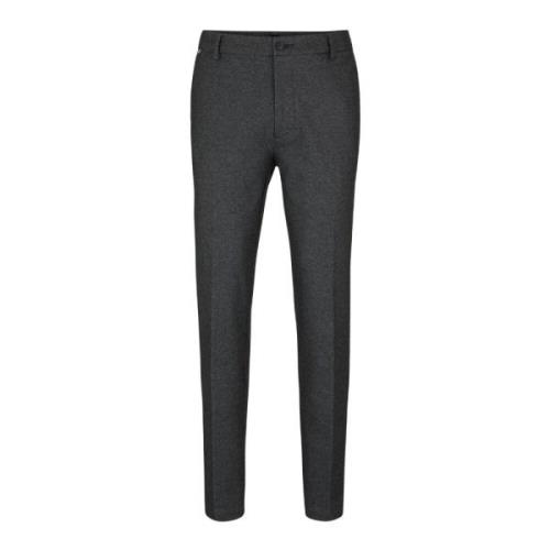 Hugo Boss Slim-fit Trousers Gray, Herr