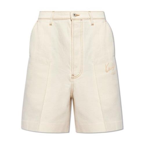 Kenzo Denim shorts White, Herr